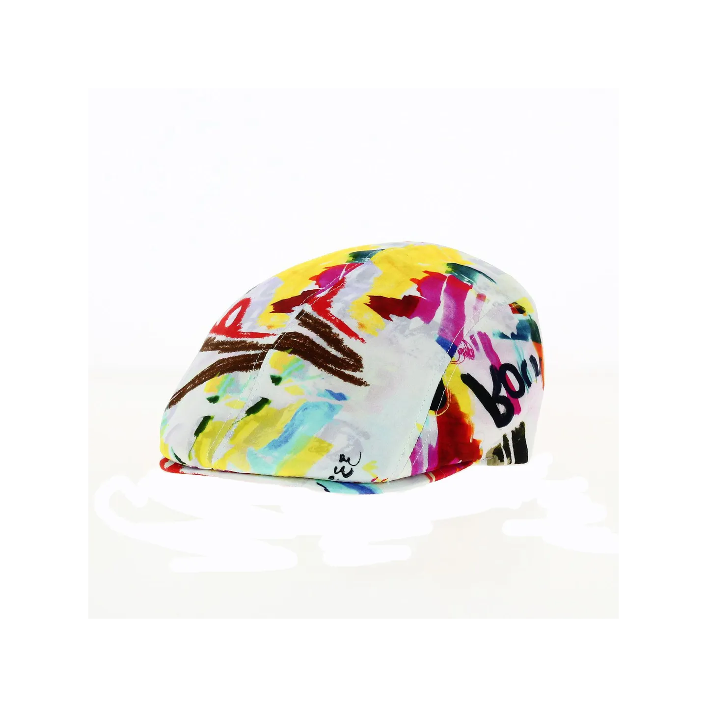 Graff Cotton White Flat Cap - Fléchet
