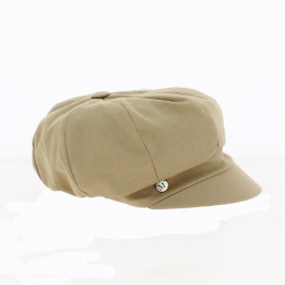 Casquette Gavroche Neaux Coton taupe - Traclet