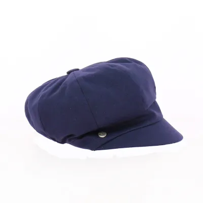 Casquette Gavroche Neaux Coton marine - Traclet