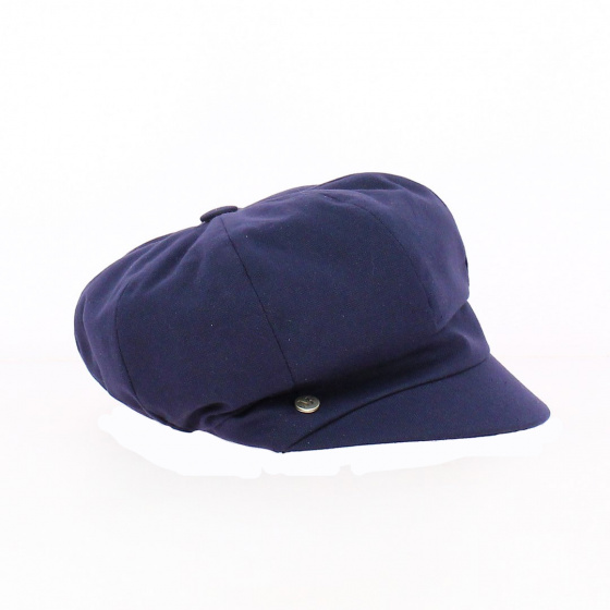 Gavroche Neaux navy cotton cap - Traclet
