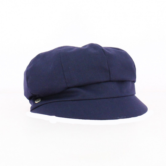 Gavroche Neaux navy cotton cap - Traclet