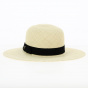 Lina Wide-Brimmed Natural Straw Hat - Flechet