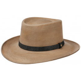 VitaFelt Gambler Hat Beige - Stetson