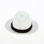 White Linen Fedora Hat - Guerra 1855