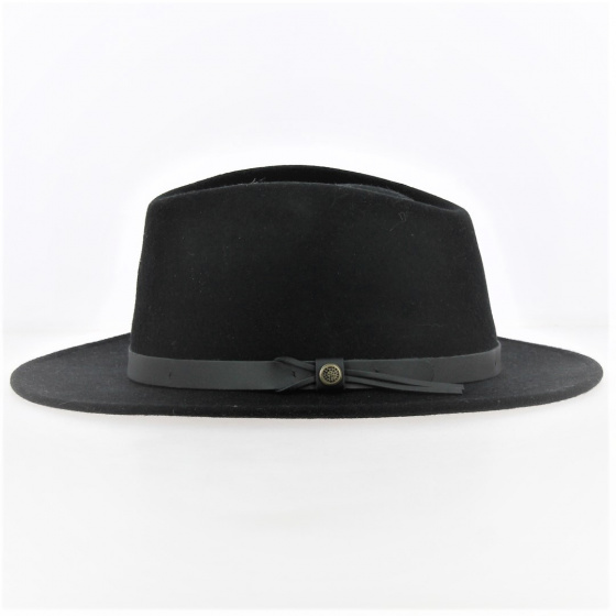 Fedora Feutre Laine Noir - Traclet Fedora Feutre Laine Noir - Traclet