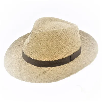 Mickael Fedora Hat Raffia Straw - Traclet Reference: 9543 | Traclet Hat Shop
