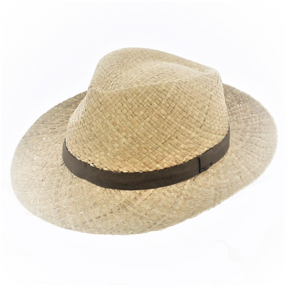 Mickael Fedora Hat Raffia Straw - Traclet