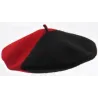 Red & Black Wool Duo Beret - The French Beret Reference: 17950| Traclet Hat Shop