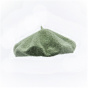Almond Green Summer Beret Cotton Silk & Linen - Le Béret Français