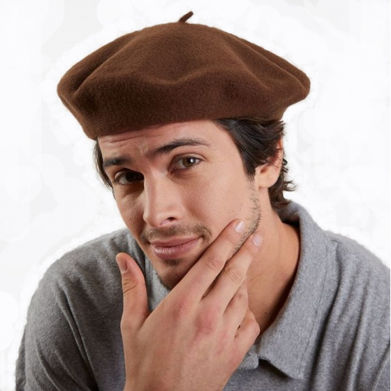 Brown L'Authentique Beret - Heritage by Laulhère