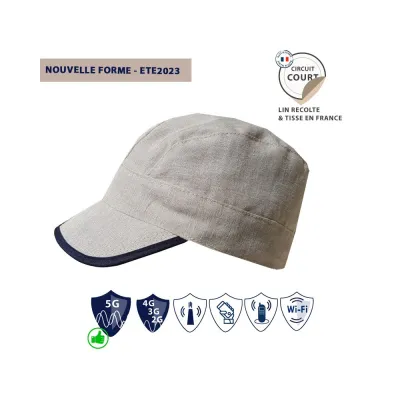 Casquette Anti Ondes Lin - Natur'Onde Reference : 18057 | Chapellerie Traclet