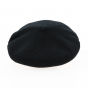Black Wool Tartaro Beret - Heritage by Laulhère