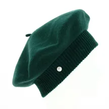 Parisienne Heritage Beret by Laulhère - Botanical Green Reference: 18071 | Traclet Hat Shop