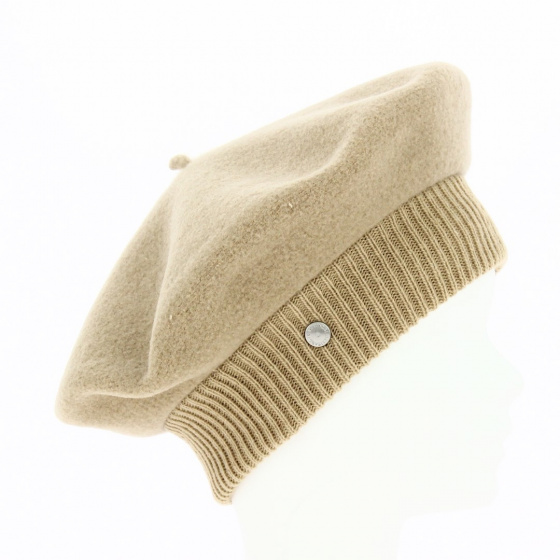 Parisienne Heritage Beret by Laulhère - Black Silver Lurex