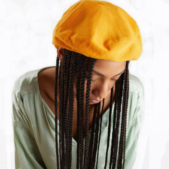Béret Eté Pluma Orange Coton - Héritage par Laulhère Béret Eté Pluma Orange Coton - Héritage par Laulhère