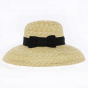 Floppy hat with wide straw edges Odile - Traclet
