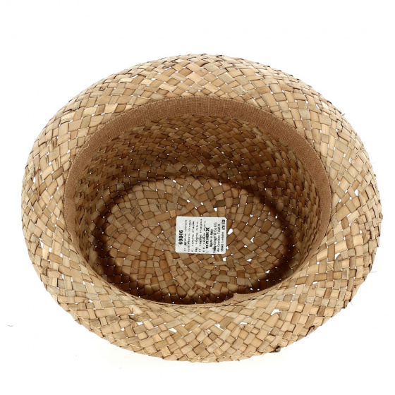 Chapeau Porkpie Maui Paille Naturelle - Traclet