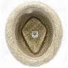 Chapeau Porkpie Maui Paille Naturelle - Traclet Reference : 18085 | Chapellerie Traclet