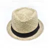 Chapeau Porkpie Maui Paille Naturelle - Traclet Reference : 18085 | Chapellerie Traclet