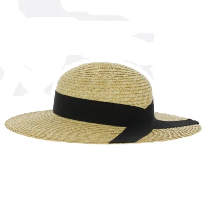 Natural Straw Wide-Brimmed Hat - Willy's Paris Reference: 15275 | Traclet Hat Shop