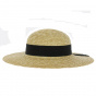 Natural Straw Wide-Brimmed Hat - Willy's Paris