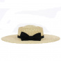 Natural Straw Pauline Wide-Brimmed Hat - Traclet