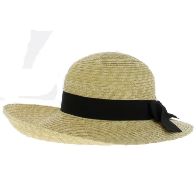 Alexandra Straw Wide-Brimmed Hat - Traclet Reference: 3366 | Traclet Hatmakers
