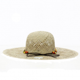 Josette Naturel straw bonnet - Traclet