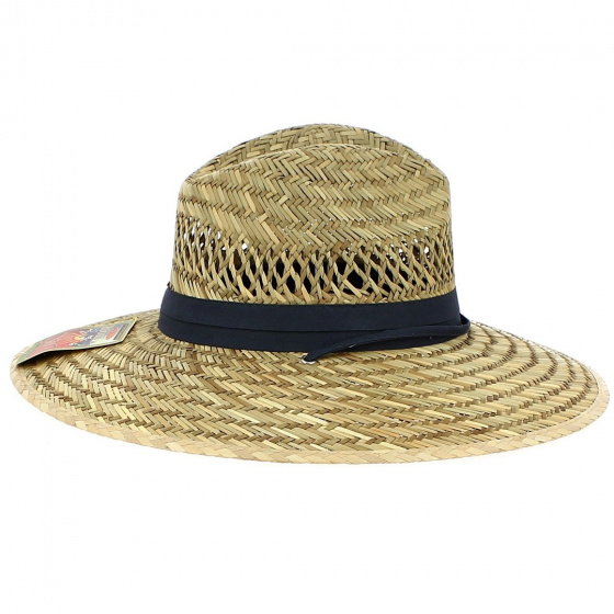 Columbia Traveller Straw Hat Grey Ribbon - Dorfman Pacific Co