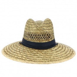Traveller Hat Columbia Straw Ribbon Grey - Dorfman Pacific Co