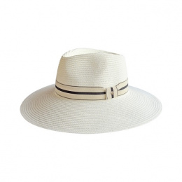 Carla White Ecru UPF50+ Fedora Hat - House of Ord