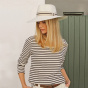 Carla White Ecru UPF50+ Fedora Hat - House of Ord