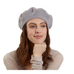 Gray Wool Paris Beret - Heritage by Laulhère
