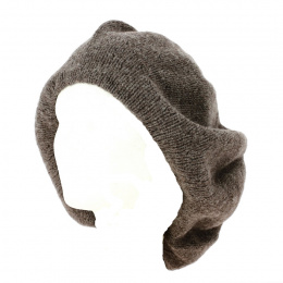 Irish Beret in Dove Grey Wool - Traclet