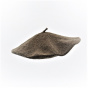 Brown Summer Beret Cotton Silk & Linen - Le Béret Français