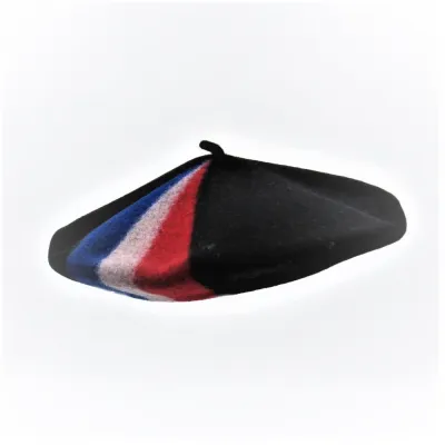 Béret Patriote Noir - Le Béret Français Reference : 6467 | Chapellerie Traclet