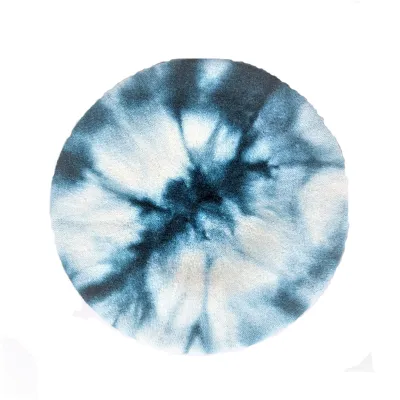 Petrol Blue Tie-Dye Basque Beret - Kopka Reference: 17355 | Traclet Hat Shop