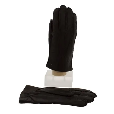 Unlined Black Peccary Gloves - Traclet Reference: 18111| Traclet Hat Shop