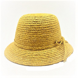 Chapeau Cloche Bridget Paille Naturel - Traclet