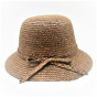 Bridget Natural Straw Cloche Hat - Traclet