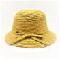 Bridget Natural Straw Cloche Hat - Traclet