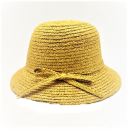 Chapeau Cloche Bridget Paille Naturel - Traclet