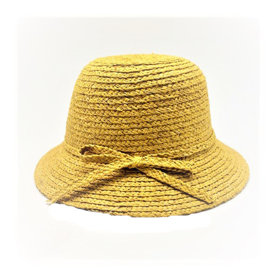Chapeau Cloche Bridget Paille Naturel - Traclet