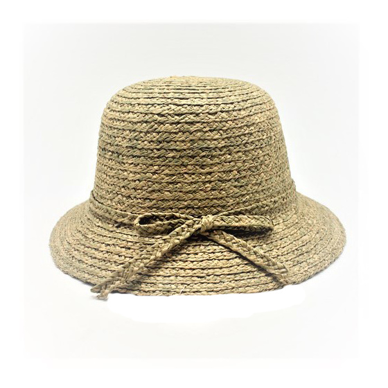 Bridget Natural Straw Cloche Hat - Traclet