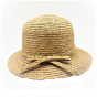 Bridget Natural Straw Cloche Hat - Traclet