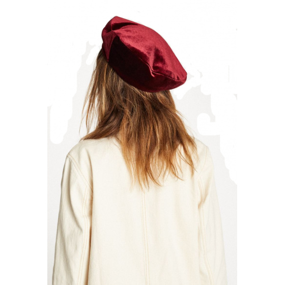 Audrey Beret Wine Red - BRIXTON