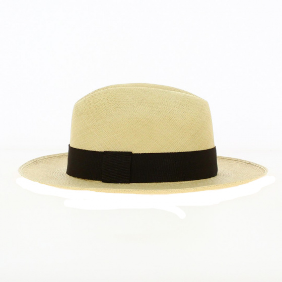 Brown Ribbon Panama Traveller Hat - Traclet