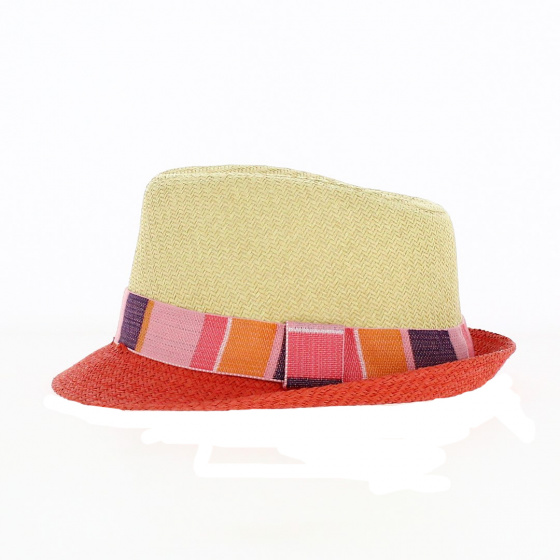 Abraham Straw Trilby Hat - Rigon Headwear