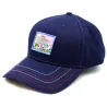Casquette Baseball Brazil Marine Coton - Woed