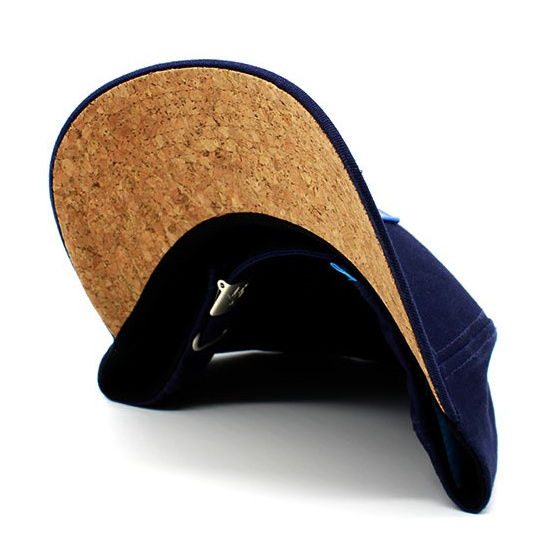 Casquette Baseball Brazil Marine Coton - Woed